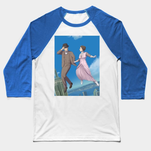 Somewhere in time inspired Baseball T-Shirt by Dashu